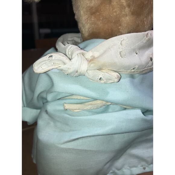 Beatrix Potter Mrs. Rabbit & Benjamin Bunny Big Eyes Vintage Toy Set, Lot of 2 - Picture 13 of 16